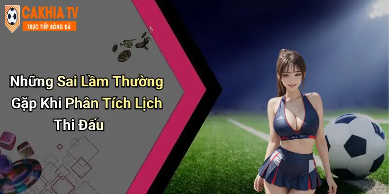 Những Sai Lầm Thường Gặp Khi Phân Tích Lịch Thi Đấu