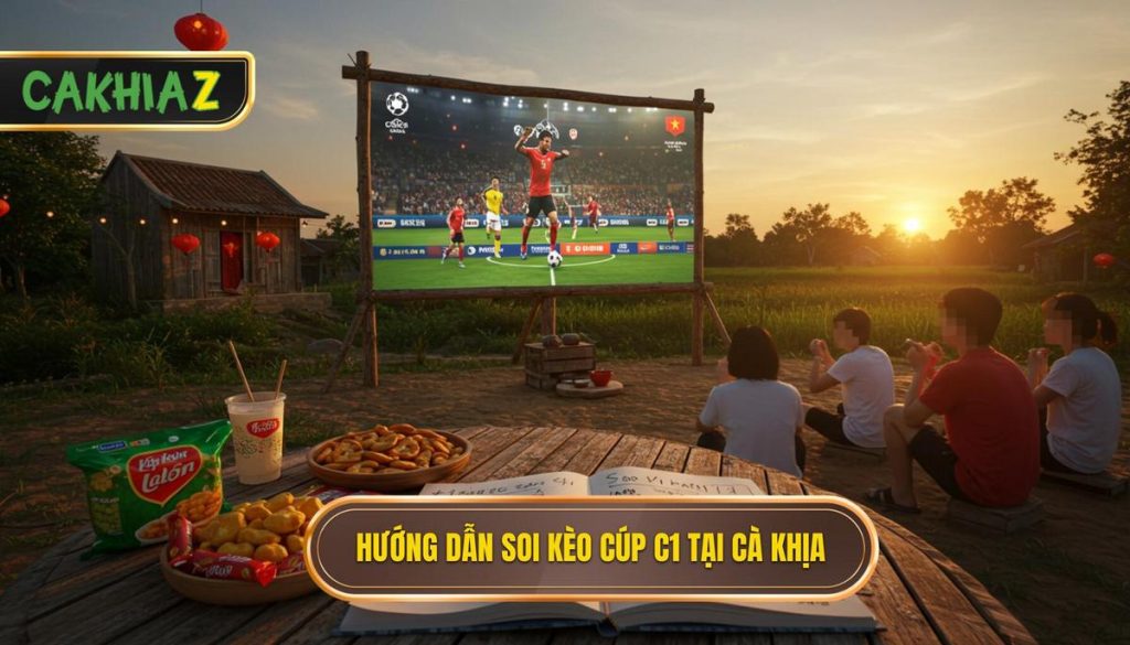 Hướng dẫn soi kèo Cúp C1 tại Cà Khịa