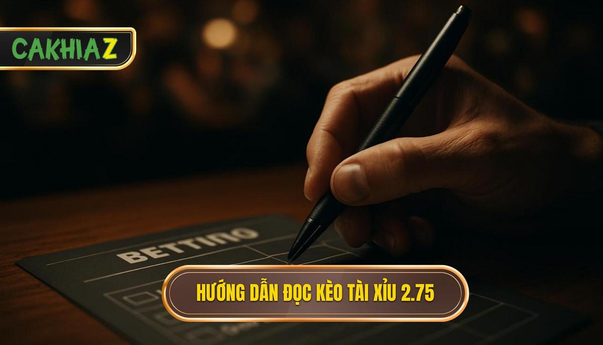 Cách Đọc và Tính Toán Kèo Tài Xỉu 2.75 Hiệp 1 Chuẩn Xác