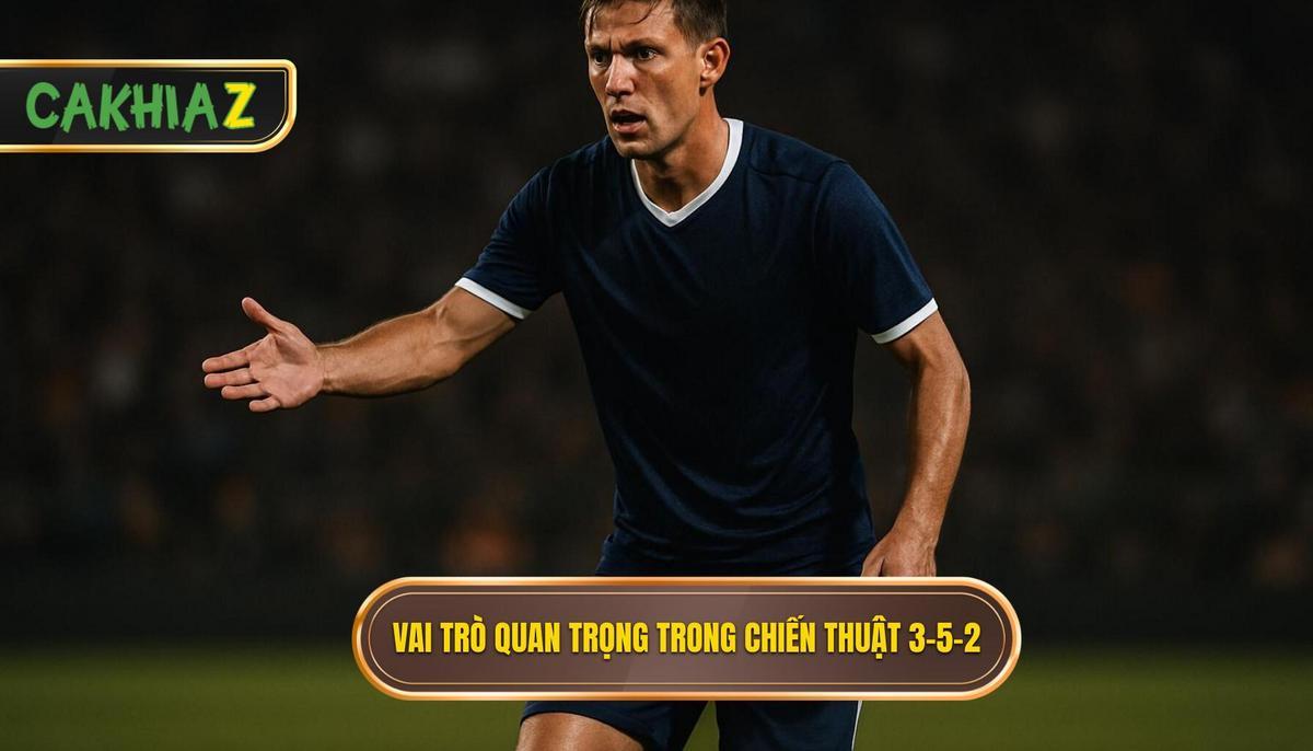 Vai trò then chốt trong Chiến thuật bóng đá 3-5-2 tấn công