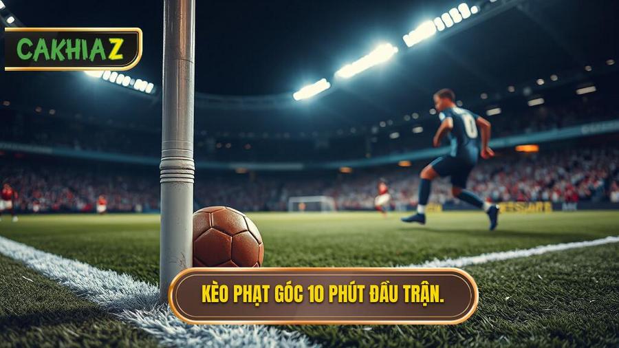 Hiểu đúng về Kèo cược đội nhận quả phạt góc trong 10 phút đầu