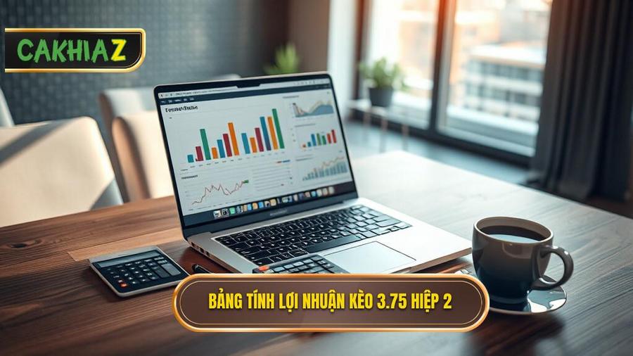 Bảng tính toán lợi nhuận khi chơi kèo tài xỉu 3.75 hiệp 2