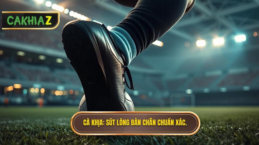 Kỹ thuật sút bóng bằng lòng bàn chân phải: Bí kíp chuẩn xác 100%
