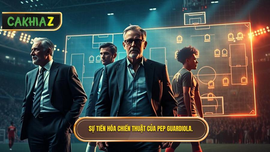 Sự tiến hóa qua các thời kỳ của chiến thuật Pep Guardiola