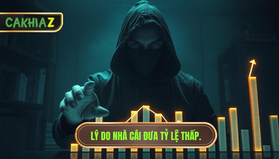 Lý do nhà cái đưa tỷ lệ thấp