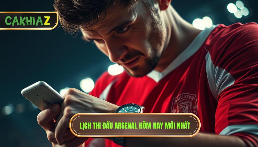 Lịch thi đấu Arsenal hôm nay mới nhất
