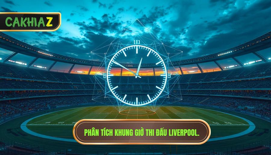 Phân tích khung giờ thi đấu Liverpool.